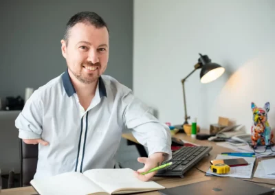 Guillaume Foulquié à son bureau